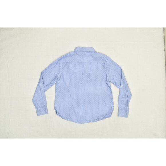 Tommy Hilfiger Shirt Mens Medium Button Up Long Sleeve Pocket Polka Dot - Picture 3 of 8